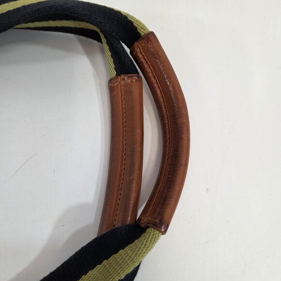 Tory Burch Large Pacey Book Tote Bag Blue Canvas Large Logo Purse - Picture 16 of 16